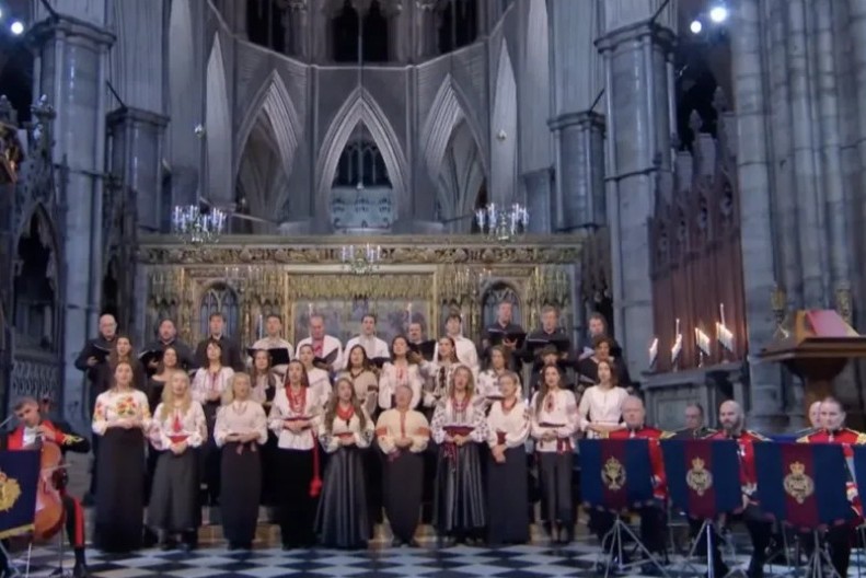 Український хор заспівав “Щедрик” у різдвяному зверненні короля Чарльза III